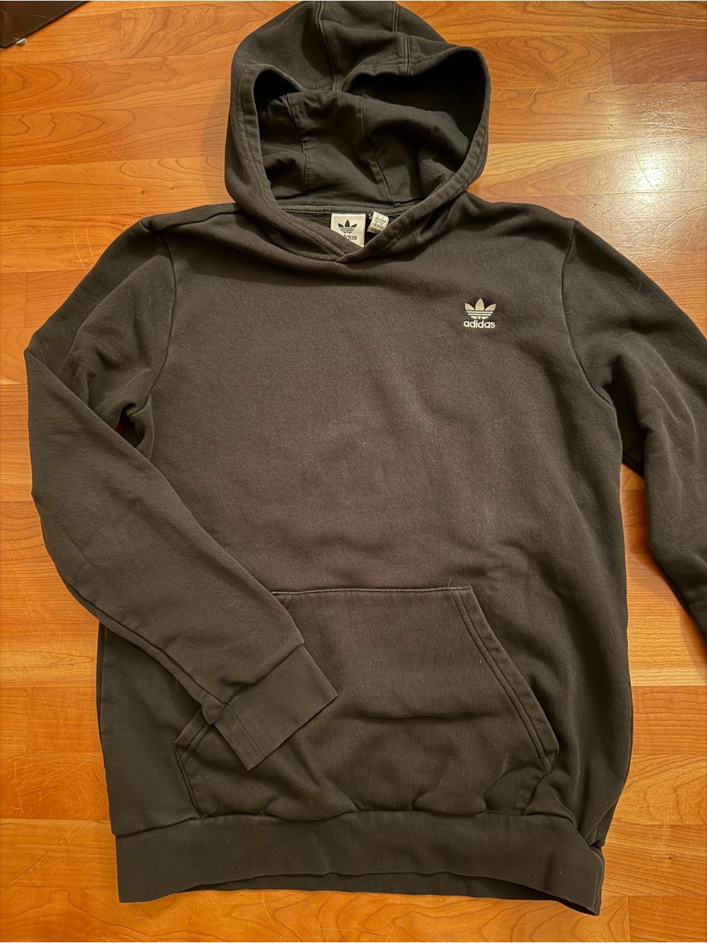 adidas Originals Black Trefoil Essentials Hoodie Youth XL 15-16 soccer